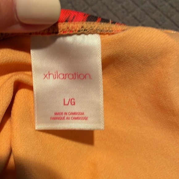 Xhilaration from Target | Two Colorful Lined String Bikini Tops Size Large - Picture 13 of 15